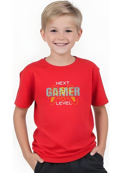 Erkek Çocuk Yazlık Gamer Baskılı Alt-Üst Takım modelleri