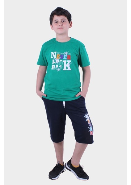 Erkek Çocuk Alt-Üst Kapri-Tişört Takım