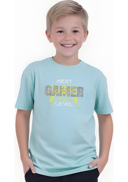 Erkek Çocuk Yazlık Gamer Baskılı Alt-Üst Takım modelleri