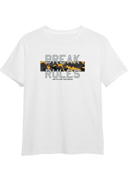Erkek Çocuk 3'lü Kamuflaj Desenli Kapri-Baskılı Tişört- Kamuflaj Desenli Sweatshirt Alt Üst Takım
