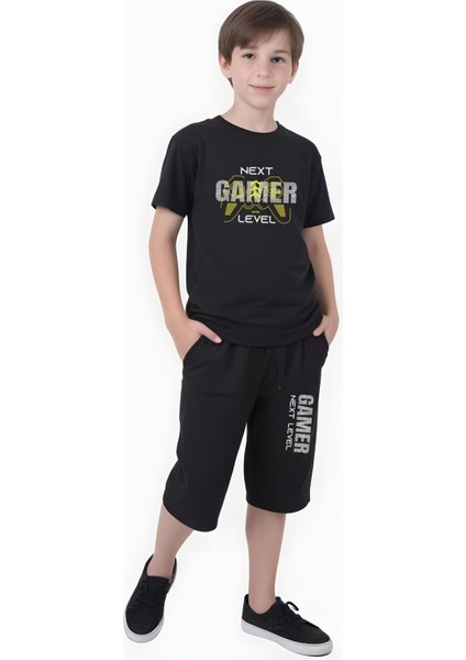 Erkek Çocuk Yazlık Gamer Baskılı Alt-Üst Takım fiyatları