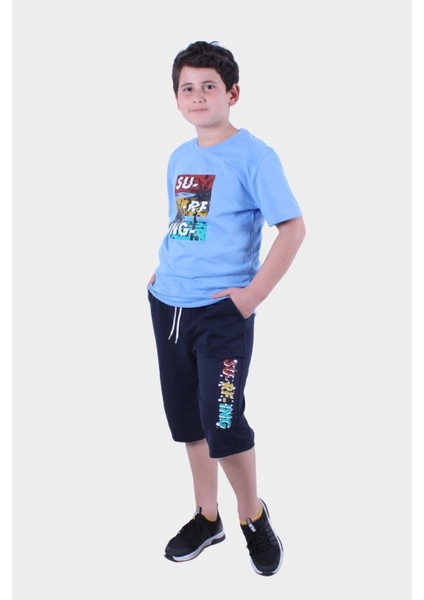 Erkek Çocuk Alt-Üst Kapri-Tişört Takım