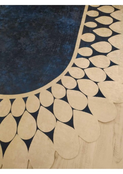 Lazer Kesim Damlacık Desenli Kaymaz Taban Yıkanabilir Leke Tutmaz Dot Taban Halı DRK8030-1 modelleri