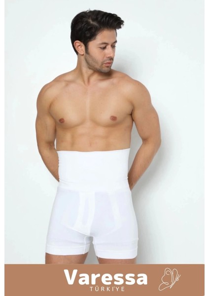 Premium Özel Basen Toparlayıcı Göbek Düzleştirici Bel Inceltir Erkek Duble Boxer Korse fiyatları