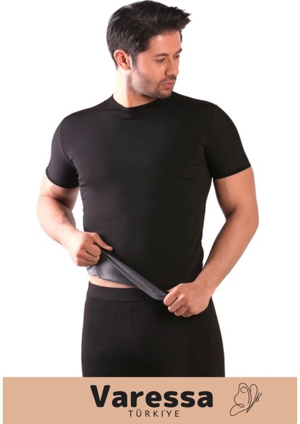 Premium Özel Üretim Terleme Hızlandırıcı Rahat Şık Destekleyici Termal Sauna Kısa Kol Erkek Atlet fiyatları