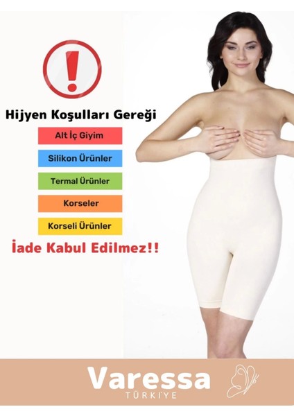 Yeni Sezon Lazer Kesim Iz Iç Göstermez Kaymaz Toparlayıcı Şekillendirici Göğsü Açık Paçalı Boy Korse indirimleri