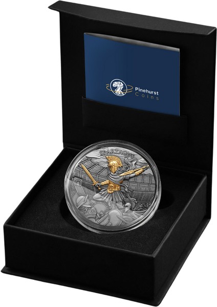 Agakulche Spartacus Savaşçı Altın Kaplama Gümüş Sikke Coin modelleri