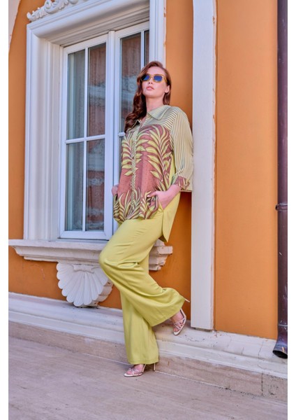 Büyük Beden Empirme Baskılı Gömlek modelleri