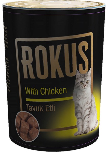 Tavuklu Kedi Konservesi 410G x 6 Adet Nrmsa