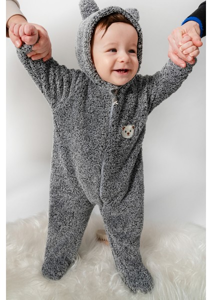 Welsoft Peluş Fermuarlı Kışlık Unisex Kız Erkek Bebek Uyku Tulumu Bebek Tulumu Çocuk Tulumu fırsatları
