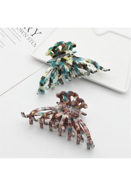 Asetik Asit Tabak Saç Klipsi, Kız Retro Klasik Tatlı Saç Klibi (Yurt Dışından) modelleri