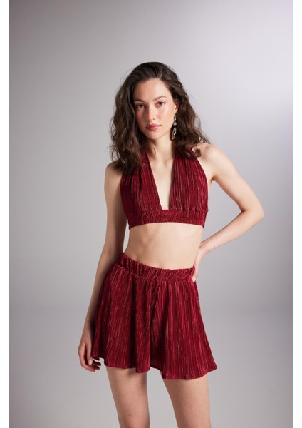 Comfy Şort Bordo modelleri