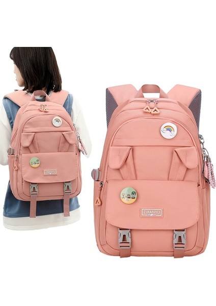 Okul Tarzı Okul Çantası Lise Üniversite Öğrencisi Sırt Çantası Büyük Kapasiteli Moda Kız Sırt (Yurt Dışından) modelleri