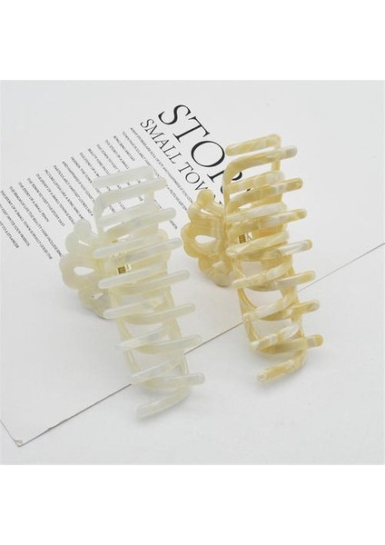 Asetik Asit Tabak Saç Klipsi, Kız Retro Klasik Tatlı Saç Klibi (Yurt Dışından) indirimleri