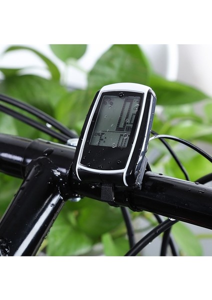 Suya Dayanıklı Ultra Ince Kablosuz LCD Arka Işık Bisiklet Bilgisayarı Kilometre Sayacı Kilometre (Yurt Dışından) fiyatları