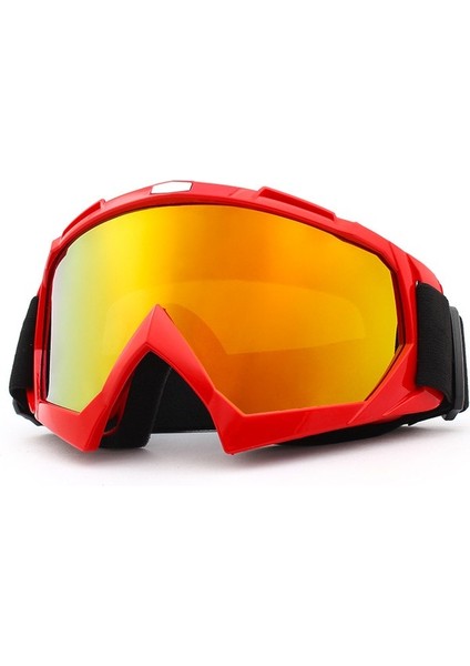 Motokros Gözlükleri Retro Harley Motosiklet Maskesi Açık Hava Sporları Binicilik Gözlükleri Kayak Gözlükleri (Yurt Dışından)