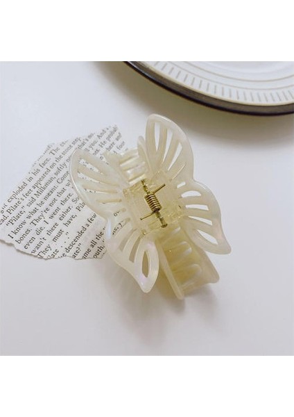 Asetik Asit Plaka Saç Klipsi, Güzel Koreli Kıdemli Vintage Saç Klibi (Yurt Dışından)