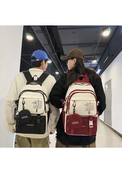 Schoolbag Kadın Ortaokul Öğrencisi Büyük Kapasiteli Sırt Çantası Yeni Japon Tarzı Ins Modaya Uygun Serin Çok Yönlü Seyahat Sırt Çantası (Yurt Dışından) fırsatları