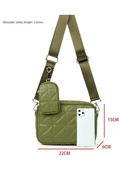 Bayanlar Moda Tek Omuz Messenger Çantası, Çok Yönlü Avrupa ve Amerikan Çantaları (Yurt Dışından)