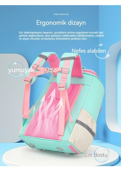 Erkek Çocuklar Için Sevimli Çizgi Film Büyük Kapasiteli Omuz Sırt Çantası/ilkokul Öğrencileri Için Omurga ve Omuz Koruyucu Çanta, DL128 (Yurt Dışından) fiyatları