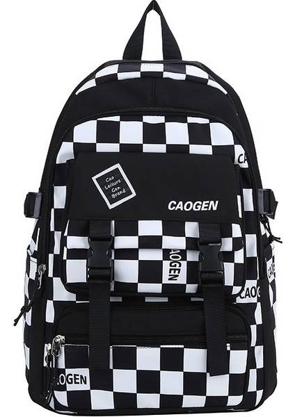 Senlınlı Dama Tahtası Sırt Çantası (Yurt Dışından)