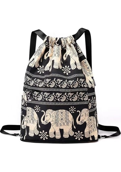 Büyük Kapasiteli, Ipli Cepli, Katlanabilir, Su Geçirmez Sırt Çantası (Yurt Dışından)