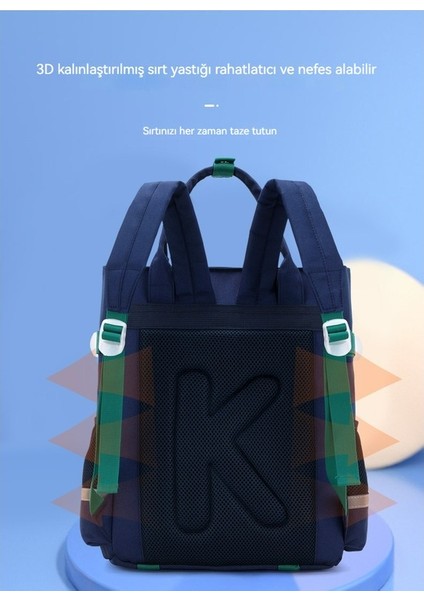 Sevimli Çocuk Okul Çantasının Kore Versiyonu/ilkokul Öğrencisi Büyük Kapasiteli Sırt Çantası/öğrenci Ders ÇANTASI，DL053 (Yurt Dışından) fırsatları