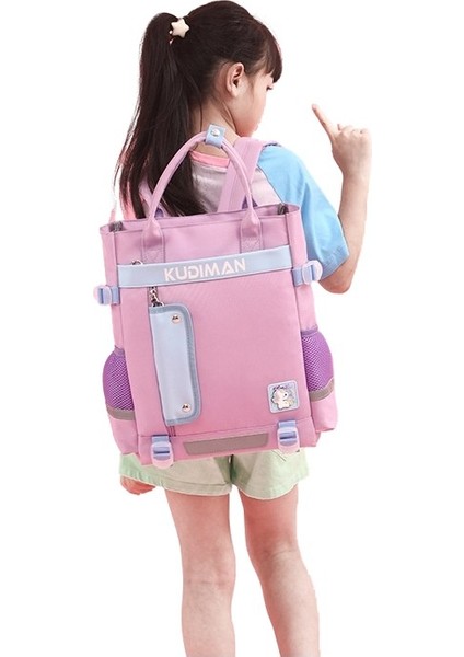 Sevimli Çocuk Okul Çantasının Kore Versiyonu/ilkokul Öğrencisi Büyük Kapasiteli Sırt Çantası/öğrenci Ders ÇANTASI，DL053 (Yurt Dışından) indirimleri