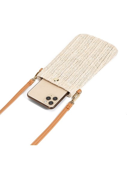 Tek Omuzlu Postacı Cep Telefonu Çantası Kızlar Dokuma Plaj Çantası (Yurt Dışından) fiyatları