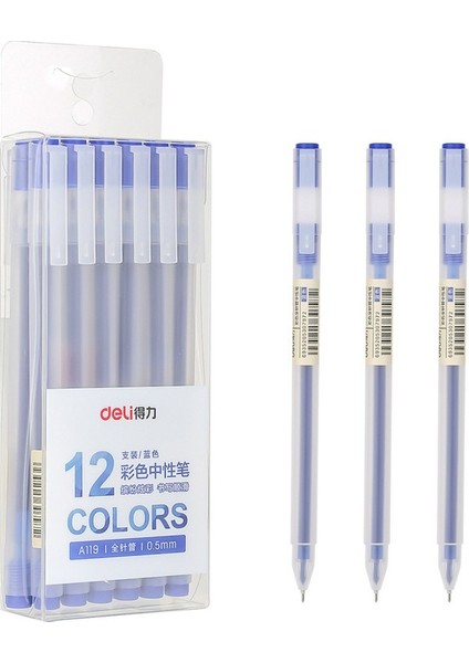 12 Adet/takım 0.5mm Jel Kalem (Yurt Dışından)