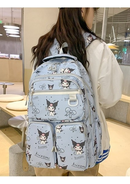 Sevimli Çizgi Öğrenci Okul Çantası/su Geçirmez Büyük Kapasiteli Sırt Çantası (Yurt Dışından) modelleri