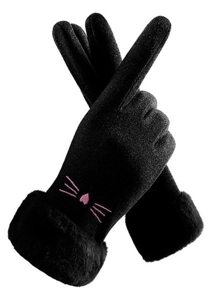 Kadın Açık Rüzgar Geçirmez Elnler Kabarık Manşet Has Dokunmatik Ekran Elnleri (Yurt Dışından)