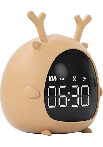 USB Şarj Edilebilir Sesle Etkinleşen Dijital LED Çalar Saat (Yurt Dışından)