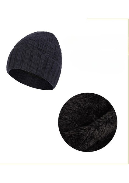 Erkek ve Kadın Kışlık Sıcak Ekose Şapka, Atkı ve Eln Üç Parçalı Set (Yurt Dışından) indirimleri