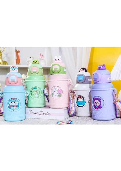 Sweet Ruı Çocuk Paslanmaz Çelik Termal Su Bardağı 500ML (Yurt Dışından)