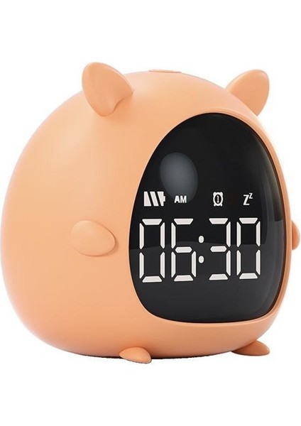 USB Şarj Edilebilir Sesle Etkinleşen Dijital LED Çalar Saat (Yurt Dışından)