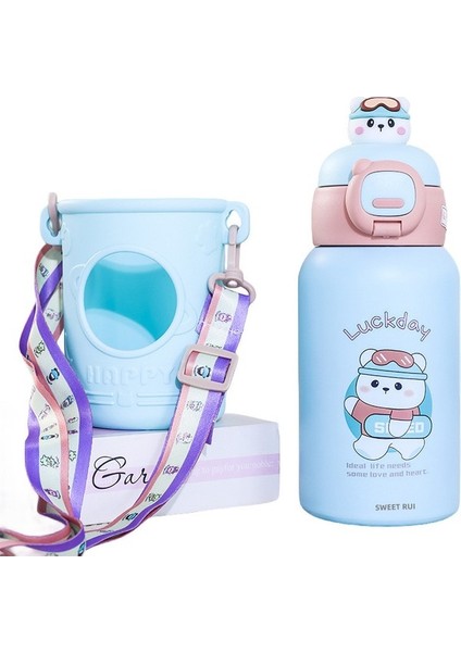 Sweet Ruı Çocuk Paslanmaz Çelik Termal Su Bardağı 500ML (Yurt Dışından)