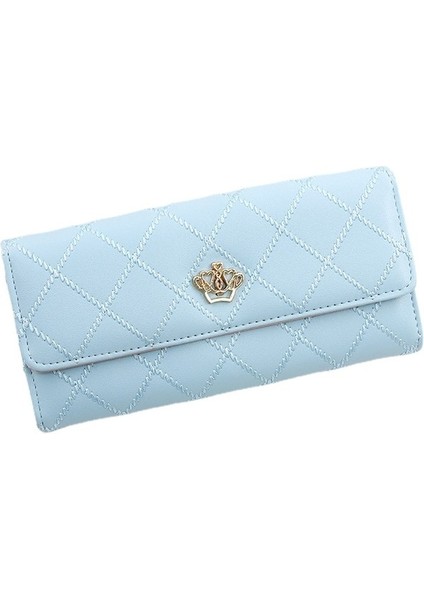 Bayan Clutch Deri Ekose Çile Bayan Cüzdan (Yurt Dışından)