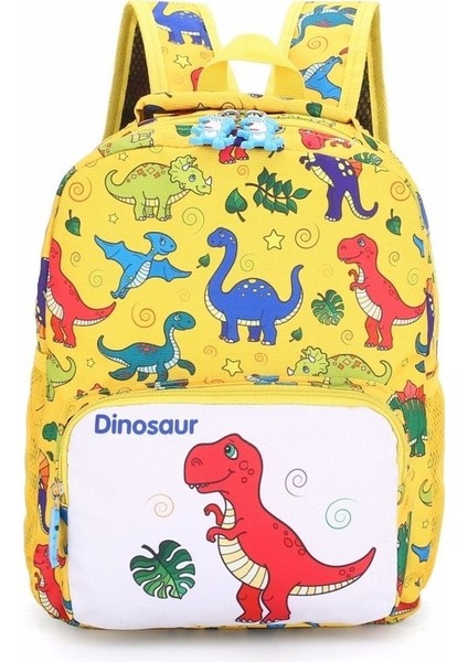 Dinozor Baskı Naylon Çocuk Erkek Okul Sırt Çantaları (Yurt Dışından)