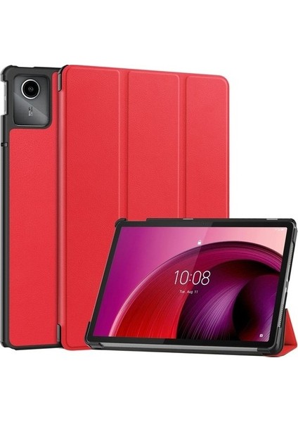 Lenovo Tab M11 Üç Katlı Stand Pu Deri+Pc Tablet Kapağı (Yurt Dışından)