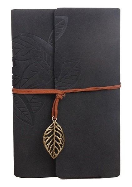 Retro Yaprak Defter Okul Ofis Kırtasiye Günlüğü Not Defteri (Yurt Dışından)