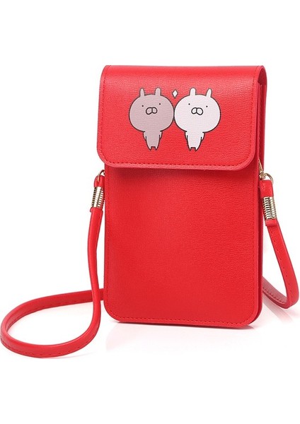 Kadın Cep Telefonu Çantası Çapraz Dikey Cüzdan (Yurt Dışından)
