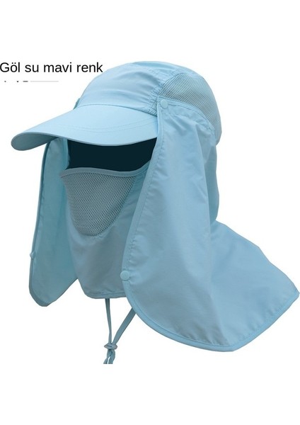 Güneş Koruyucu Balıkçı Şapkası - Yeşil (Yurt Dışından)