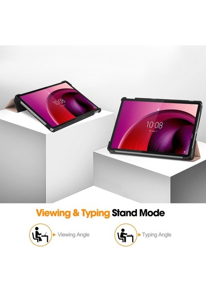 Lenovo Tab M11 Üç Katlı Stand Pu Deri+Pc Tablet Kapağı (Yurt Dışından) fırsatları