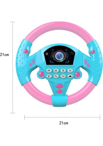 Eğitim Için Simüle Direksiyon Simidi Pembe (Yurt Dışından)