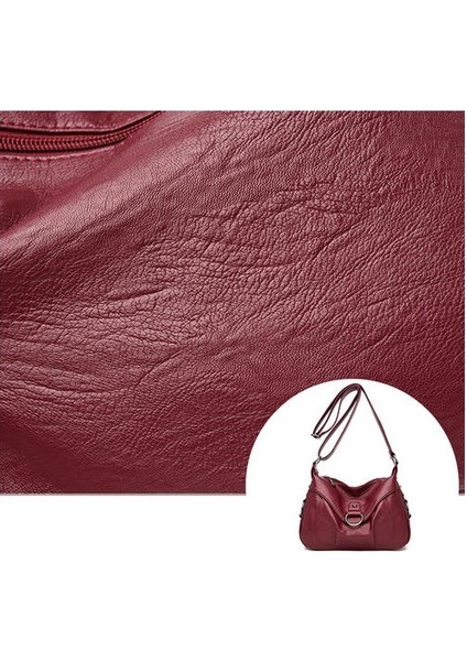 Kadın Crossbody Çantası, Pu Deri Büyük Kapasiteli Omuz Çantası (Yurt Dışından) fiyatları