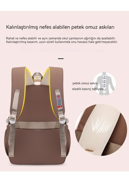 Yeni Okul Okul Çantası, Büyük Kapasiteli, Yük Azaltıcı Sırt Çantası, Erkek ve Kız Için Uygun (Yurt Dışından) fırsatları
