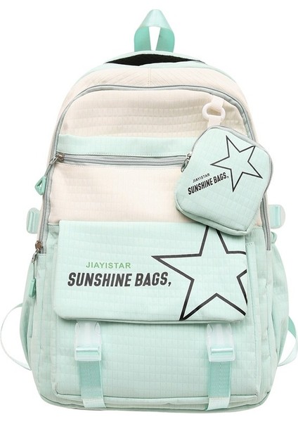 Eşli Moda Sırt Çantası/ortaokul Lise Büyük Kapasiteli Öğrenci Okul Çantası/hafif Yük Azaltma Üniversite Sırt Çantası, DL105 (Yurt Dışından)