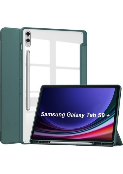 Samsung Galaxy Tab S9 Plus Için Darbeye Dayanıklı Şeffaf Tablet Kılıfı (Yurt Dışından)