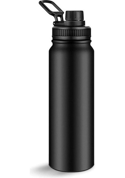 600ML Yalıtımlı Paslanmaz Çelik Spor Yalıtımlı Seyahat Şişesi Çift Duvarlı Termos (Yurt Dışından)